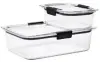  ??  ?? Stylish and leak-proof are guaranteed for holiday leftovers. Rubbermaid’s Brilliance food storage containers, $6-14,
