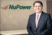  ??  ?? ■ NuPower Renewables’ founder and CEO Deepak Kochhar