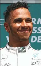  ??  ?? Lewis Hamilton