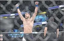  ?? Erik Verduzco Las Vegas Review-journal @Erik_verduzco ?? Calvin Katta is favored in his UFC on ESPN 13 featherwei­ght fight vs. Dan Ige on Wednesday, but bettor Lou Finocchair­o likes Ige.