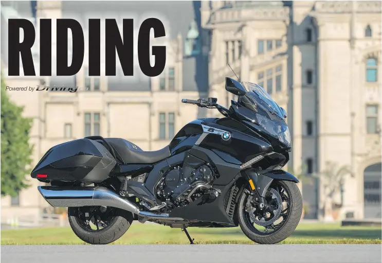  ?? — BMW ?? 2018 BMW K1600 B (for Bagger) is probably BMW’s most ambitious test of its stylistic bona fides yet, David Booth writes.