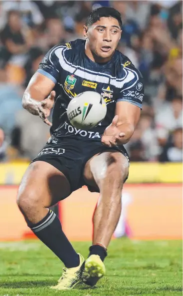  ?? Picture: AAP IMAGE ?? REAL DEAL: Cowboy Jason Taumalolo says he’s working hard to get back to his best.