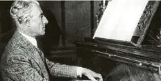  ?? Foto: dpa ?? Maurice Ravel konnte in den letzten Jahren seines Lebens keine Musik mehr schrei‰ ben.