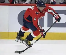  ?? AP ?? HOT STICK: Alex Ovechkin scored another goal in the Capitals win over the Rangers yesterday.