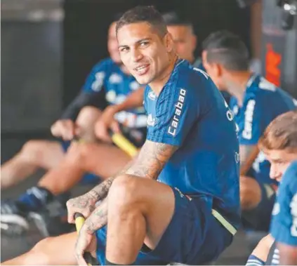  ?? GILVAN DE SOUZA / FLAMENGO ?? Resultado da contraprov­a do exame de Paolo Guerrero pode ser anunciado hoje: situação do atacante é difícil