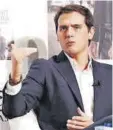  ??  ?? Albert Rivera, exlíder de Cs.