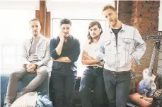  ?? VICTORIA WILL/INVISION ?? Mumford &amp; Sons — Ben Lovett (left), Marcus Mumford, Winston Marshall and Ted Dwane — has released a fourth album, ‘Delta.'