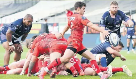  ?? Photo Bruno Perrel ?? Charlie Cassang et les Oyomen ont réalisé un grand coup en s’imposant à Vannes. Les voilà lancés vers la phase finale.