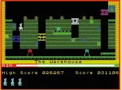  ??  ?? » [ZX Spectrum] You can thank Chris’ dad for the stepladder monsters on the tricky Warehouse screen.