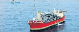  ?? SUBMITTED PHOTO ?? Husky Energy’s Searose FPSO.