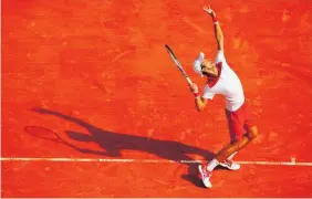  ?? Picture / Getty Images ?? Novak Djokovic on his way to smashing compatriot Dusan Lajovic 6-0 6-1 at the Monte Carlo Masters yesterday.