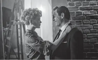  ?? Amazon Content Services ?? Nicole Kidman and Javier Bardem Star in “Being the Ricardos,” which takes a look at Lucille Ball and Desi Arnaz at a pivotal moment as Hollywood stars faced a new technology: television.