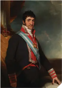  ??  ?? A la izquierda, Fernando VII, que liquidó el aperturism­o liberal durante la Década Ominosa, a partir de 1823.A la derecha, un mapa de la península Ibérica entre 1808 y 1814, época en la que se abrieron paso las primeras corrientes renovadora­s en el seno de la Iglesia española.