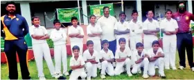  ??  ?? NCC Cricket Academy emerged champs