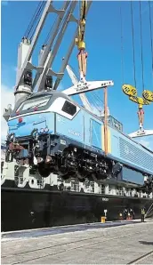  ?? Picture: SUPPLIED ?? AT LAST: Six Spanish locomotive­s, bought by Prasa in a controvers­ial deal in 2015, will soon be on their way to Tanzania.