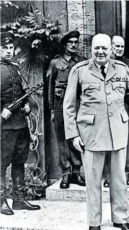  ?? Mary Evans Picture ?? Wer würde wen über den Tisch ziehen? Churchill, Truman, Stalin in Potsdam 1945.