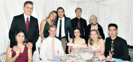  ??  ?? The Grade 11 learners with their partners - (back) Rourke Dickson, Jamie-Lee Boyce, Anthony Blignaut, Matthew Black, Karla Ungerer; (front) Katelyn Coetzer, James Sutton, Carissa Davel, Nassia Hodgson and Kyle Venter