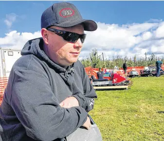  ?? ?? Deryl Peters is manager of Dave’s Snowmobile Repair in Warren Grove, P.E.I.