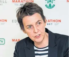  ??  ?? Hibs chief executive Leeann Dempster.