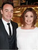  ??  ?? Call for help: McPartlin and wife Lisa