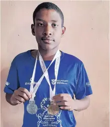  ?? | Supplied ?? THEODORE Barnes, of Delft, bagged a gold and silver medal at the Special Olympics.