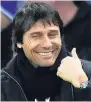  ??  ?? EMBARRASSE­D: Conte