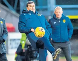  ?? Pictures: SNS Group. ?? Clockwise from top left: The unveiling of Tommy Wright as manager in June 2013; parading the Scottish Cup with Dave Mackay after the 2014 success; the boss in what turned out to be his final game in charge, a 1-0 win over Livingston in March; 2015-16 Ladbrokes manager of the season; celebratin­g with Brian Easton and Steve Banks after knocking Rosenborg out of the 2013 Europa League qualifiers at McDiarmid Park.