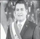  ?? ?? Former Honduran President Juan Orlando Hernandez