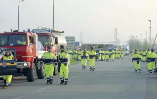  ??  ?? I volontari Sono circa diciottomi­la i volontari della protezione civile del Veneto