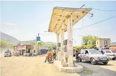  ?? ?? In Yemen’s third city of Taez, Yemen, shows a petrol station.