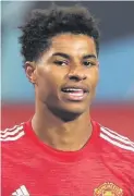  ??  ?? Footballer and campaigner Marcus Rashford