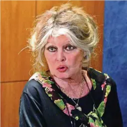  ?? ARCHIVO ?? Brigitte Bardot volvió a polemizar; antes ya dijo que el virus era “algo bueno”.