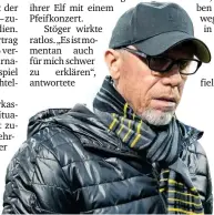  ??  ?? Angezählt: Der Wiener Peter Stöger wird nach der Niederlage hart kritisiert