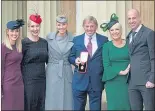  ??  ?? His family join Kenny at the palace when he was knighted in 2018