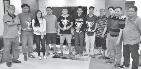  ??  ?? The winners with CEPCA President Engr. Jerry Maratas (fourth from left).