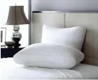  ??  ?? Many hotels, including the Crowne Plaza, offer guests a choice of pillows. INTERCONTI­NENTAL HOTELS GROUP