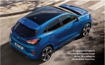  ??  ?? El aspecto mantiene la filosofía del pequeño coupé de los '90 y refleja su personalid­ad deportiva.