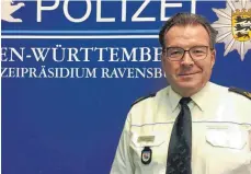  ?? ARCHIVFOTO: RUT ?? „Die Aussage, die Jugend werde immer schlimmer, trifft nicht zu“, sagt Uwe Stürmer, Leiter des Polizeiprä­sidiums Ravensburg.