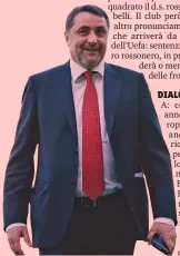  ?? LAPRESSE ?? Massimilia­no Mirabelli, 48 anni, prima stagione da direttore sportivo del Milan