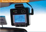  ??  ?? Remote Fridge/freezer Monitor