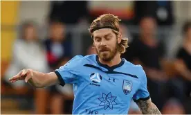  ?? Photograph: Dean Lewins/AAP ?? Sydney FC’s Luke Brattan is not blessed with athletic gifts but has been using his vision to great effect.