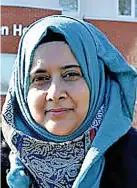  ?? ?? Concerned: Cllr Saima Suleman