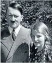  ??  ?? Adolf Hitler and Gudrun Burwitz