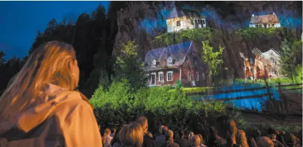  ?? THIS STORY WAS CREATED BY CONTENT WORKS, POSTMEDIA’S COMMERCIAL CONTENT DIVISION, ON BEHALF OF TOURISME CHARLEVOIX. ?? Cité Mémoire Charlevoix unfolds over more than 2000 square-kilometres and is projected once it gets dark at night.