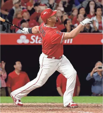  ?? JAYNE KAMIN-ONCEA, USA TODAY SPORTS ?? Albert Pujols is nearing the 2,000-RBI mark for his career, a number achieved by four players.