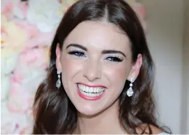  ??  ?? Rossbeigh’s Anna Cahill will be hoping for victory in the Miss Universe Ireland contest in Dublin on Thursday.