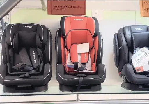  ??  ?? ‘YOUTUBE VIDEOS PROBLEMATI­C’: There have been no recalls issued for the Phantom car seats.