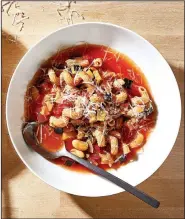  ?? For The Washington Post/STACY ZARIN GOLDBERG ?? Pasta Fagioli With Zucchini