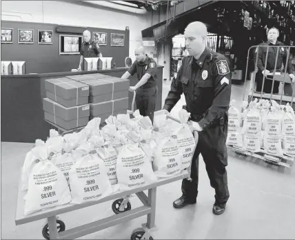  ??  ?? TENNESSEE RESIDENTS CASH IN: Calls are pouring in from state residents who are trying to get their hands on the Jumbo Silver Ballistic Bags pictured above before the deadline ends. That’s because residents who find the first 3 digits of their zip code printed in today’s publicatio­n are cashing in on the lowest ever State Minimum price set for the next 2 days by the Federated Mint.