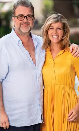  ??  ?? Heartache: Derek Draper and wife, TV’s Kate Garraway, in 2019